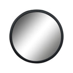 Wall Mirror With Metal Frame, Medium - Black
