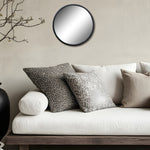 Black Decorative Metal Hook Mirror