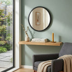 Black Decorative Hook Mirror