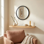 Black Decorative Hook Mirror