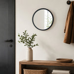 Black Decorative Hook Mirror