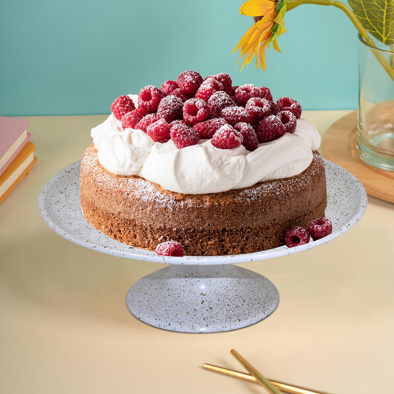Metal Cake Stand - White