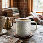 Metal Coffee Mug - White