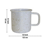 Metal Coffee Mug - White
