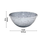 Elix Metal Serving Bowl - White
