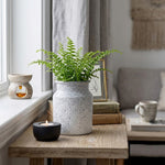 Metal Vase, Large - White