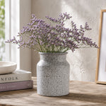 Metal Vase, Large - White