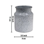 Metal Vase, Large - White