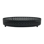 Metal Serving Tray With Handle For Parties & Occasions