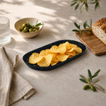 Luma Metal Serving Tray - Black