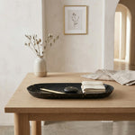 Luma Metal Serving Tray - Black