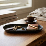 Luma Metal Serving Tray - Black