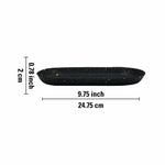 Luma Metal Serving Tray - Black