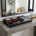 Cylix Metal Serving Tray - Black