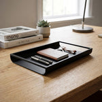 Cylix Metal Serving Tray - Black