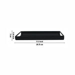 Cylix Metal Serving Tray - Black
