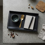 Cylix Metal Serving Tray - Black