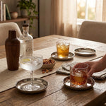 Metal Coaster, Set Of 4 - Silver