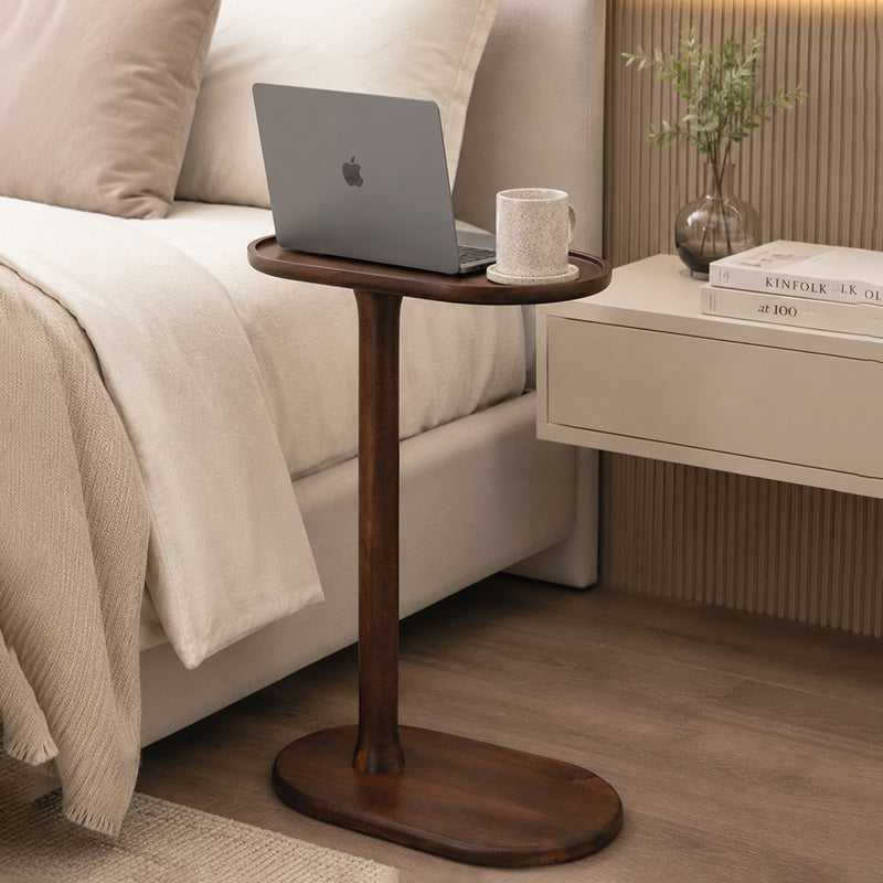 Elan Wooden Laptop Table - Walnut