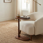 Elan Wooden Laptop Table - Walnut
