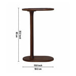 Elan Wooden Laptop Table - Walnut