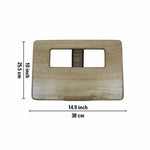 Adjustable Wooden Laptop Stand - Natural
