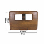 Wooden Decorative Foldable Multipurpose Laptop Table For Office , Living Room ( Pre - Assemble )