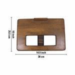 Adjustable Wooden Laptop Stand - Walnut