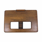Adjustable Wooden Laptop Stand - Walnut