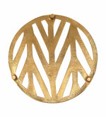 Metal Patterned Trivet - Gold