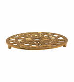 Webbed Metal Trivet - Gold