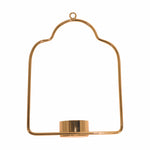 Metalsmith Tea Light Holder Iron Decorative Tealight Holder  (Gold, Pack of 1)