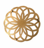 Round Metal Trivet - Gold