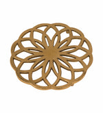 Round Metal Trivet - Gold