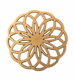 Round Metal Trivet - Gold
