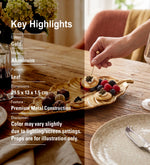 Nims Metal Serveware - Gold