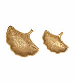 Leaf Decorative Serveware, Set Of 2 - Gold