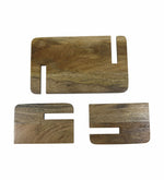 Wooden Storage Rack, Set Of 2 - Natural