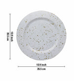 Metal Serving Platter, Pack Of 4 - White