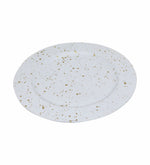 Metal Serving Platter, Pack Of 4 - White