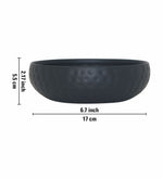 Velis Metal Serving Bowl - Black