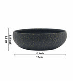 Elora Metal Serving Bowl - Black