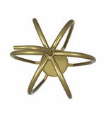 Pumpkin Shaped Metal Candle Holder - Gold