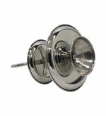 2 Tier Serveware With Heart Shape Handle - Silver