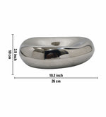 Decorative Nickle Serving Tray for Coffee Table | Modern Metal Platter for Serving Drinks, Snacks, or Décor