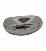 Decorative Nickle Serving Tray for Coffee Table | Modern Metal Platter for Serving Drinks, Snacks, or Décor