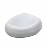 Decorative White Serving Tray for Coffee Table | Modern Metal Platter for Serving Drinks, Snacks, or Décor