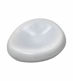 Decorative White Serving Tray for Coffee Table | Modern Metal Platter for Serving Drinks, Snacks, or Décor