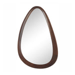 Decorative Hanging Mirror With Wooden Frame For Bathroom Wall Décor And Living Room