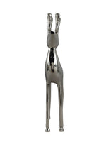 Metal Decorative Accent Reindeer, Small - Silver